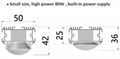 大棚植物补光灯 10阵列灯 led 800W 全光谱