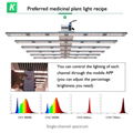  4-channel horticultural Lights for all growth stages of medical plants 9