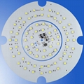 Bespoke LED pcb aluminium board 210mm 12V 10w 5050 LED-Hole Centre