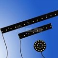 Bespoke black epoxy 12v led panel light for backlit applications