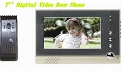 7 inch Hands-Free Talk Back Color Video Door Phone