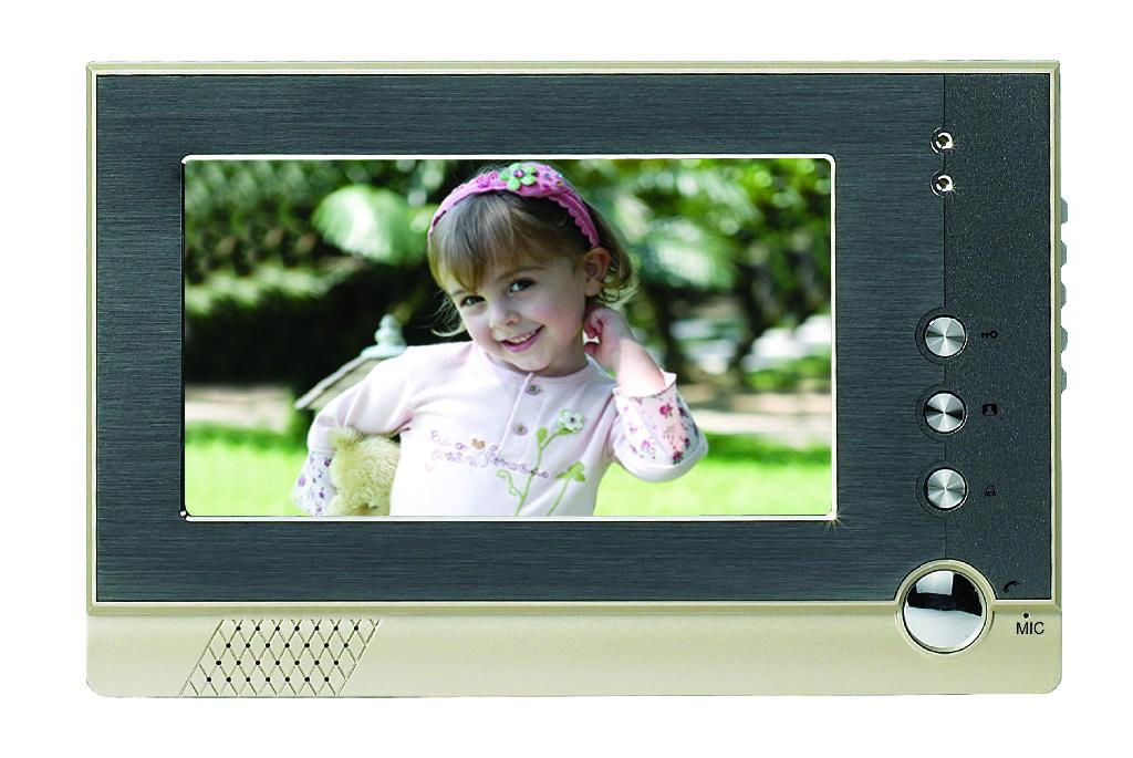 7 inch Hands-Free Talk Back Color Video Door Phone 4