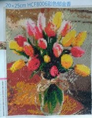 20X25CM flower 5d square and round diamond painting kits wholesale 