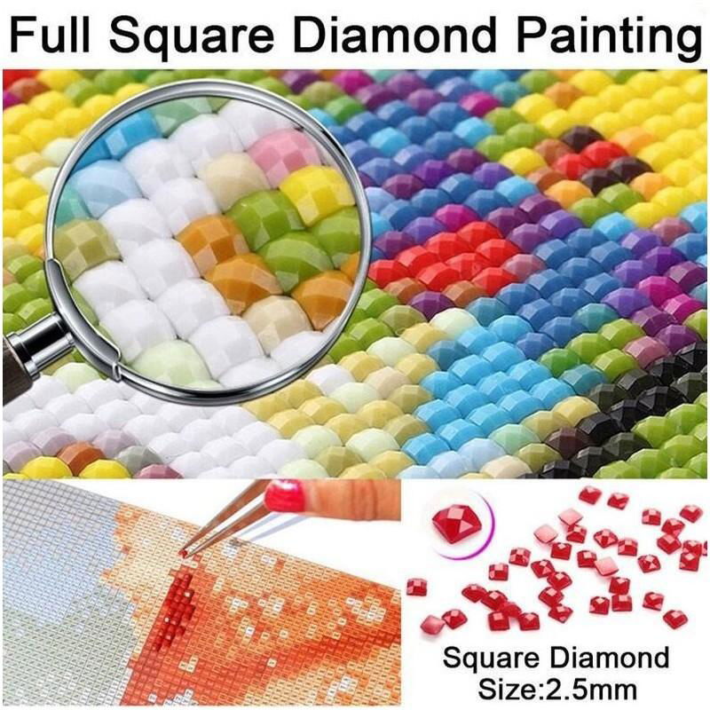 custom square round 5d diamond painting kits bead cross sttich 40x50cm 2