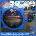 china supplier reliable performance large size pneumatic double flange butterfly 1