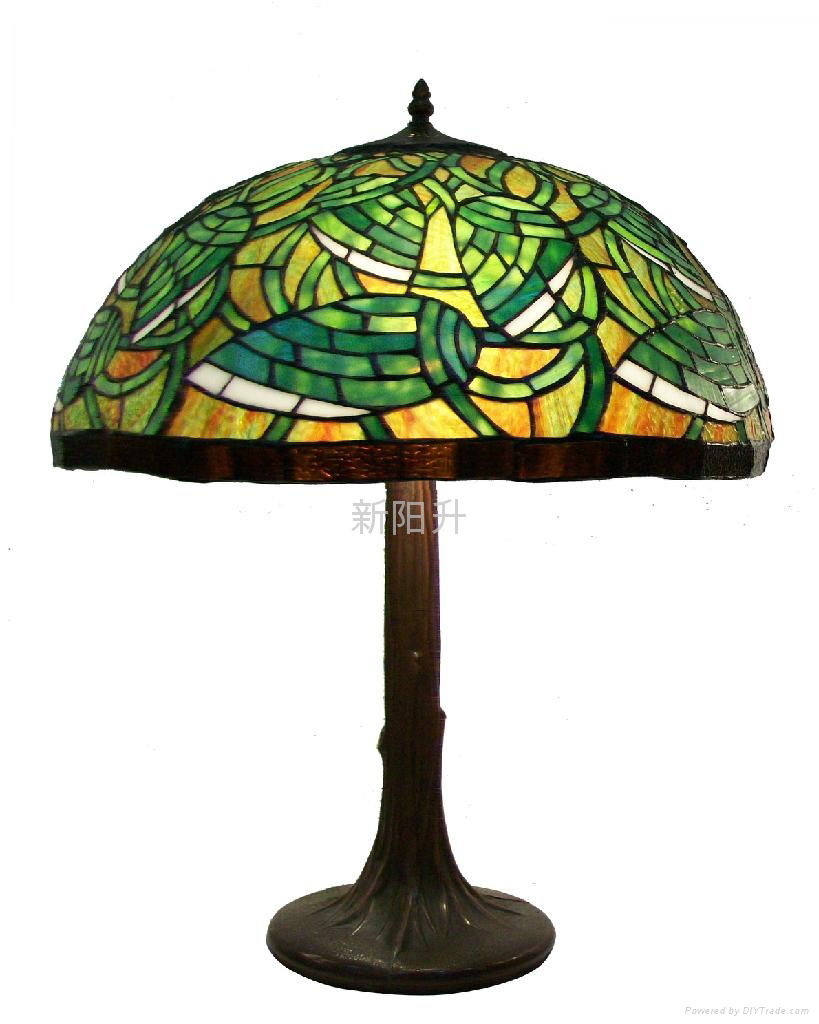 European living room Tiffany Lighting brand glass chandeliers