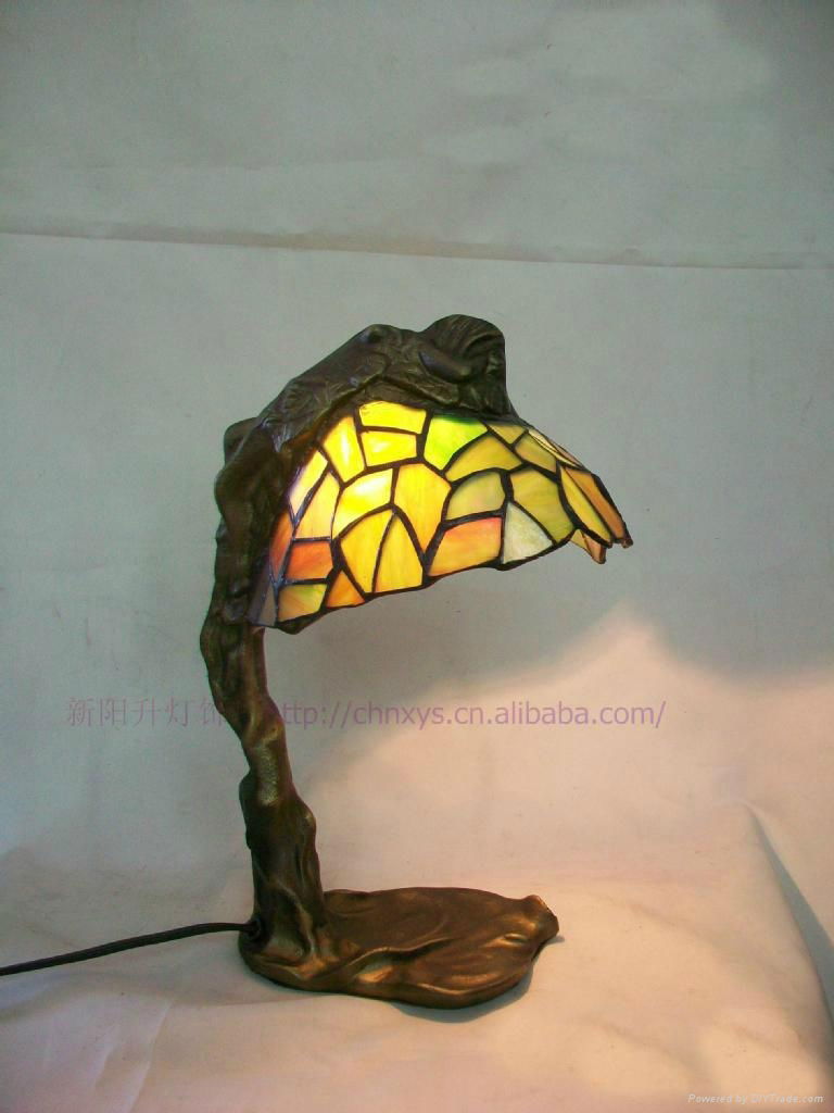 Fashion glass animal table lamp 5