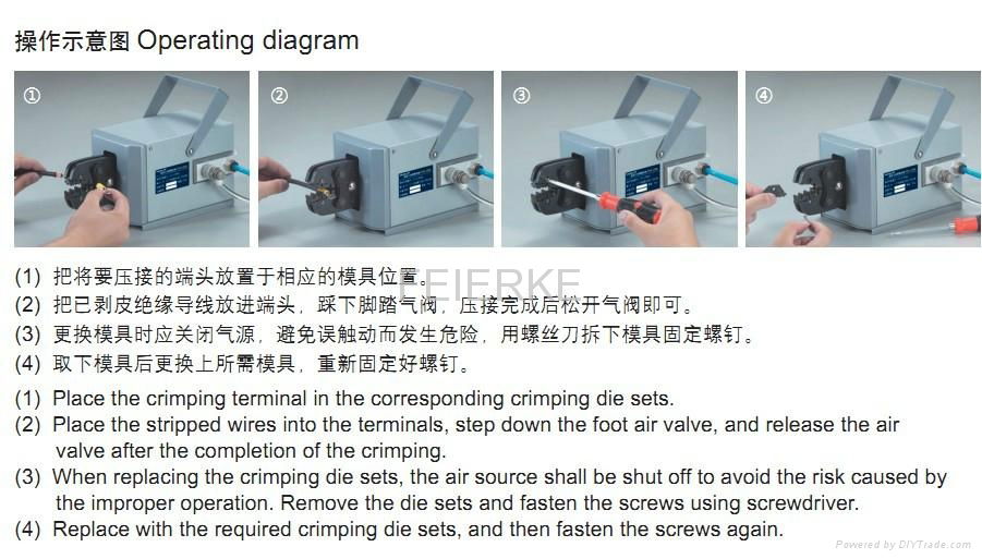 FEK-20M  PNEUMATIC TYPE TERMINAL CRIMPING MACHINE