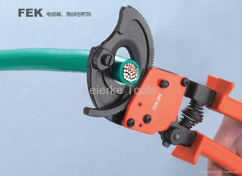 LK-960 電纜剪(德式) 長臂型線纜剪 棘輪式電纜剪  3