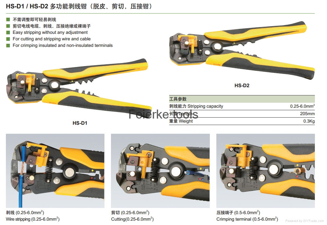 HS-D1 / HS-D2  CUTTER & STRIPPER 2