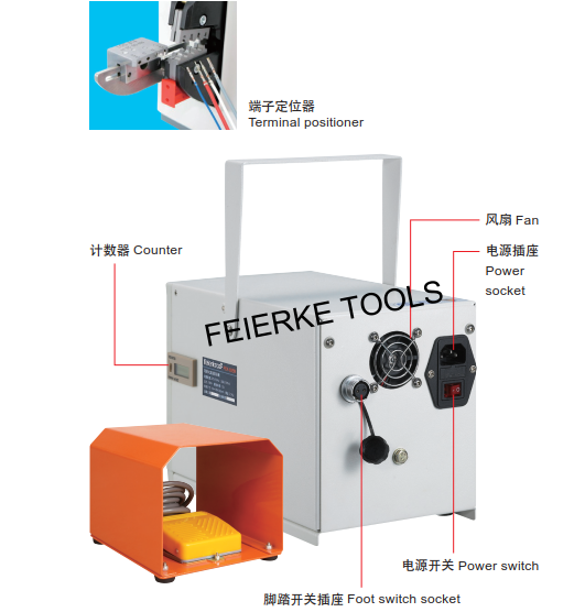 FEK-60EM 電動式端子壓接機 