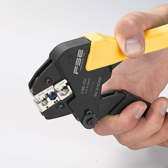 VSB-30J棘輪式壓接鉗 ( 標準型 ) Ratchet Crimping Plier 5