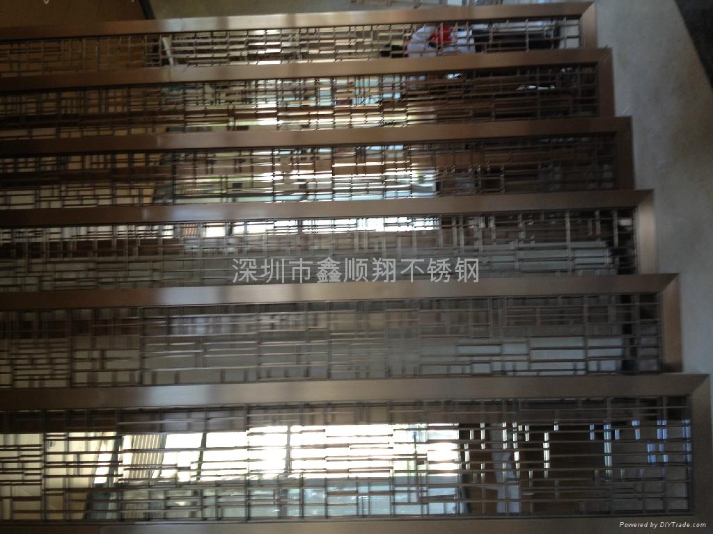 深圳不鏽鋼酒店屏風隔斷 4