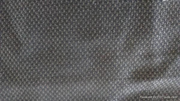 cotton lurex metallic woven yarn dyed dobby fashion suit fabric