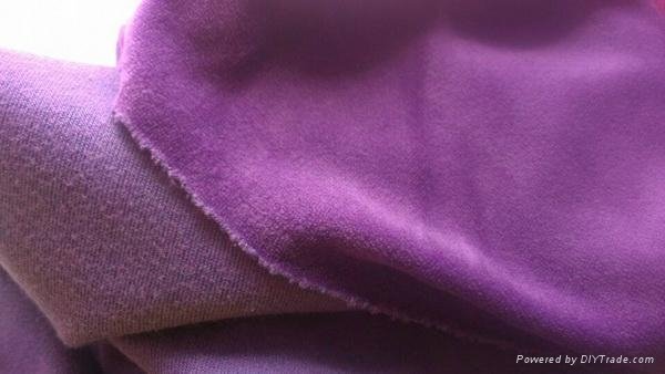 cotton poly jersey velour knitting fabric 2