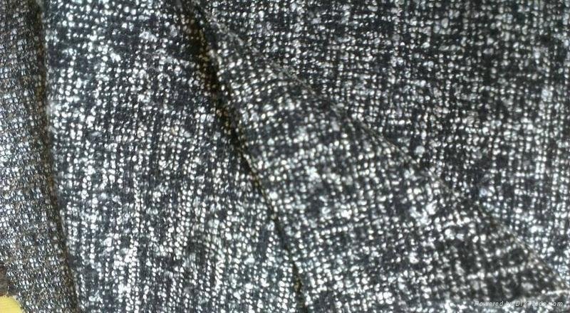 wool fancy yarn acrylic poly rayon tweed worsted coat winter fabric 3