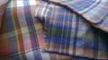 linen check delave shirting fabric 4