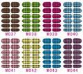 2014 Hot Houndstooth Sell Nail Polish Strips, Nail Stickers  3