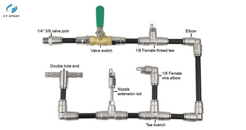 High Pressure Slip-Lock  Nickel Plated Brass Push In Quick Connector  3