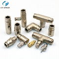 High Pressure Slip-Lock  Nickel Plated Brass Push In Quick Connector 