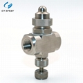Air atomizing nozzle two fluid air atomizer spray nozzle micro fog nozzle