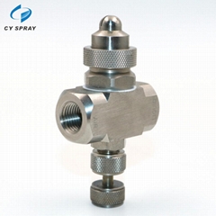 Air atomizing nozzle two fluid air atomizer spray nozzle micro fog nozzle