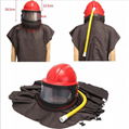 Red Sandblaster Helmet  Safety Sandblast Helmet with Thermostat filter 1
