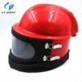 Red Sandblaster Helmet  Safety Sandblast Helmet with Thermostat filter