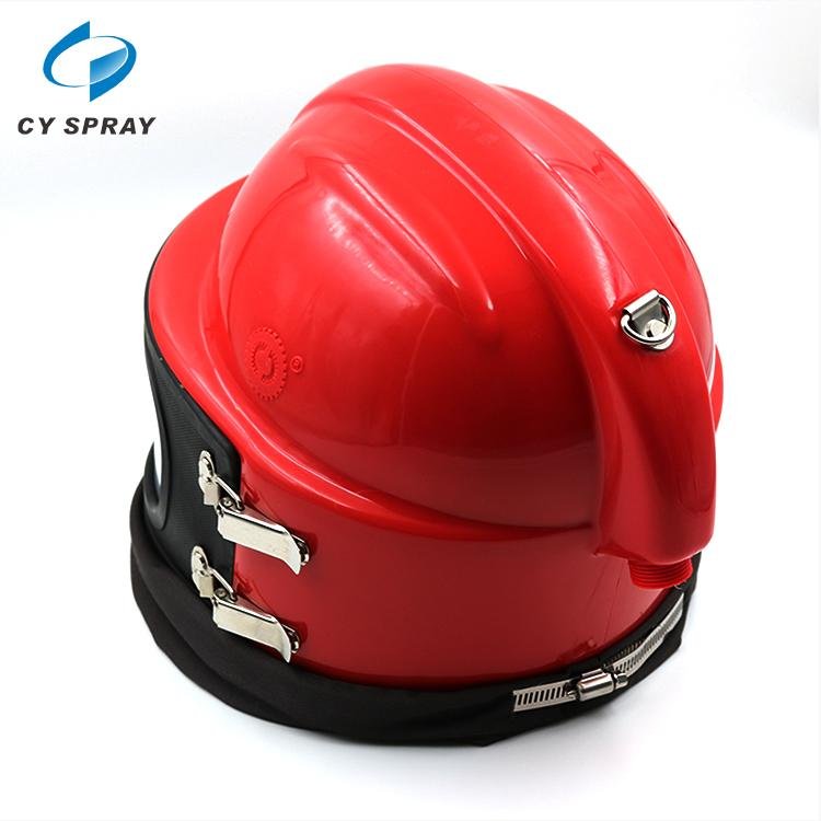 Red Sandblaster Helmet  Safety Sandblast Helmet with Thermostat filter 4