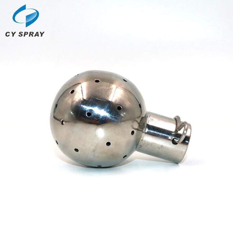  Sanitary stainless steel spray ball high pressure rotating tank washing nozzle