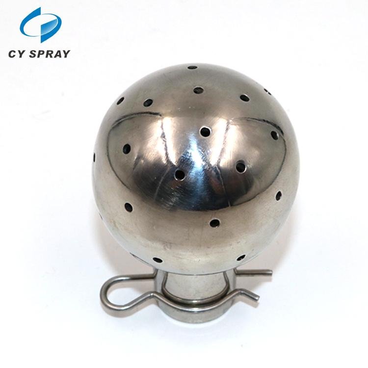  Sanitary stainless steel spray ball high pressure rotating tank washing nozzle 3