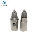 Dry fog ultrasonic air spray atomizing nozzle for cleaning 5