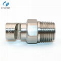 Stainless steel wide angle deflection flat fan spray nozzle 3