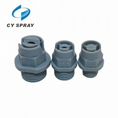 1/4 Plastic flat fan nozzle veejet spray nozzle