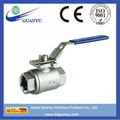 stainless steel ss304 316 NPT BSPthreaded flanged welded 1pc 2pc 3pc ball valve  5