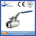 stainless steel ss304 316 NPT BSPthreaded flanged welded 1pc 2pc 3pc ball valve 