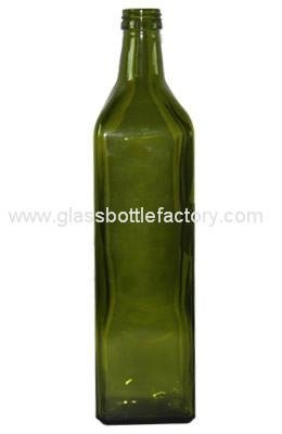 MARASCA Dark Green Olive Oil Glass Bottle 3
