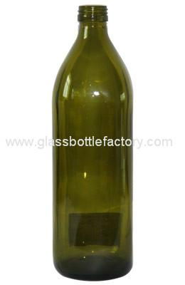 MARASCA Dark Green Olive Oil Glass Bottle 4