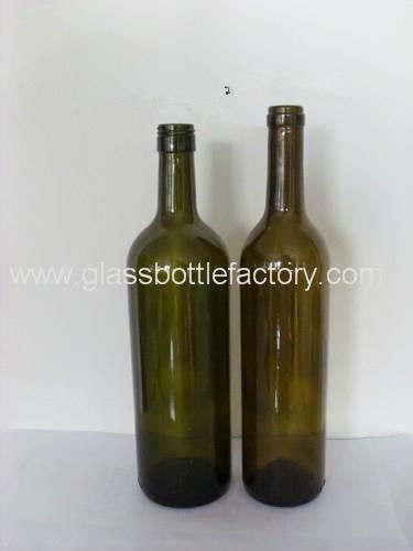 Dark Green Bordeaux Wine Bottle 4
