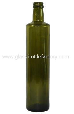 DORICA Dark Green Olive Oil Glass Bottle 3