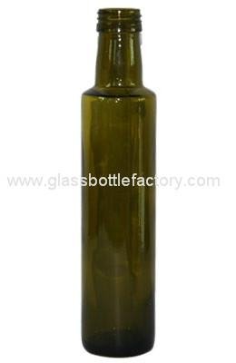 DORICA Dark Green Olive Oil Glass Bottle 4