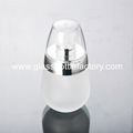 Frost Glass Lotion Bottle With Cap