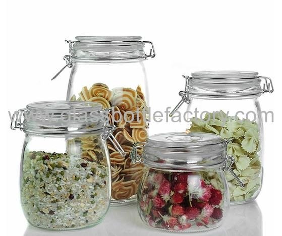 Glass Food Jar With Lid 5