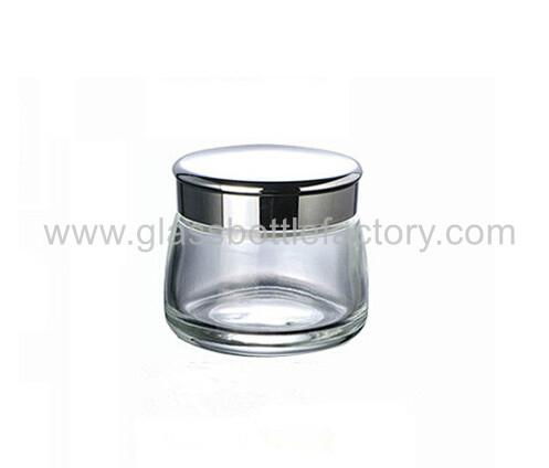 Glass Cosmetic Jar With Lid 2