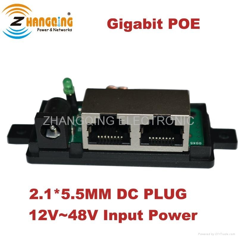 Passive 1port gigabit Poe injector for AP IP CAM 5