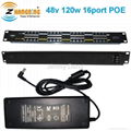 16 port passive power over ethernet POE injector 3