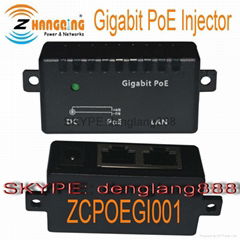 Passive 1port gigabit Poe injector for AP IP CAM