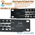 24 Port 10/100 Passive PoE Injector Panel 5