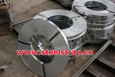 Galvanized steel strapping