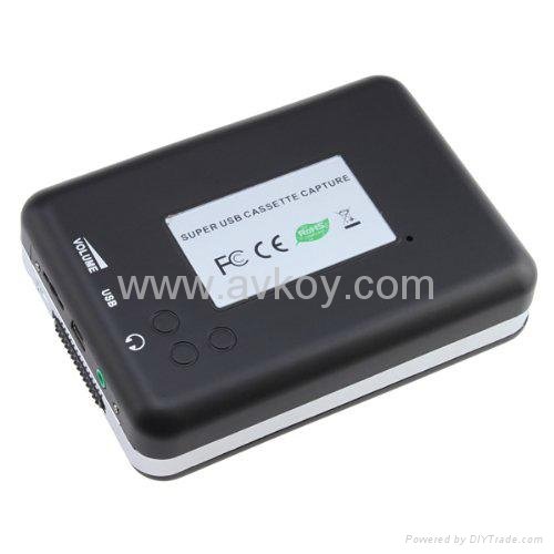 Audio USB Portable Cassette tape to MP3 Converter 4